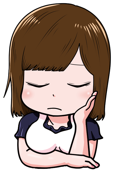 悩む女の子